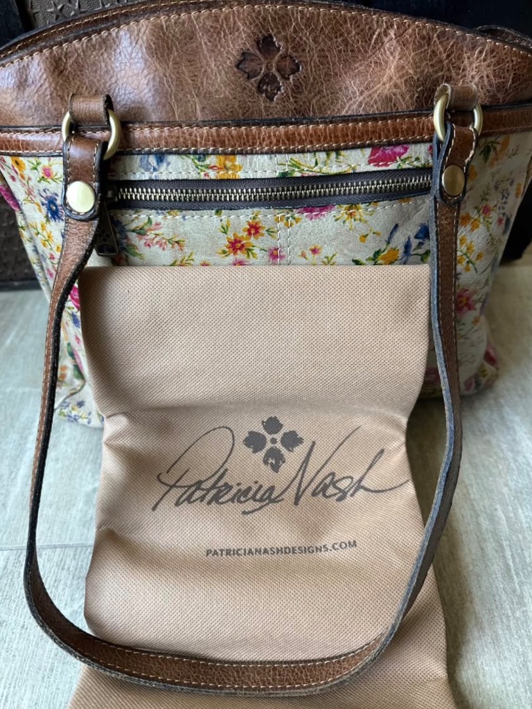 Patricia Nash Cassini Floral Leather Tote — image 6 of 8